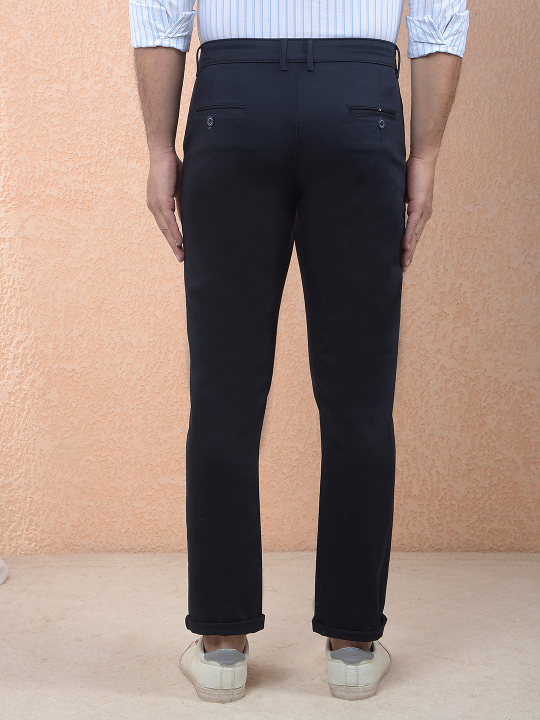 Urban Navy Chino Trousers