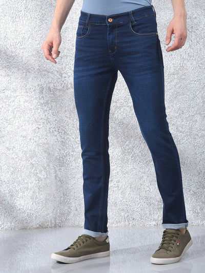 Versatile Blue Denim Jeans-Men Jeans-Crimsoune Club