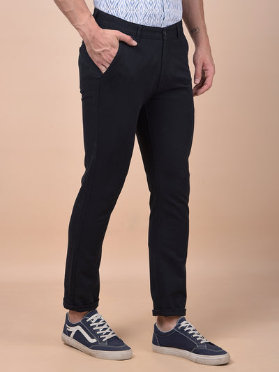Modern Edgey Navy Blue Trousers