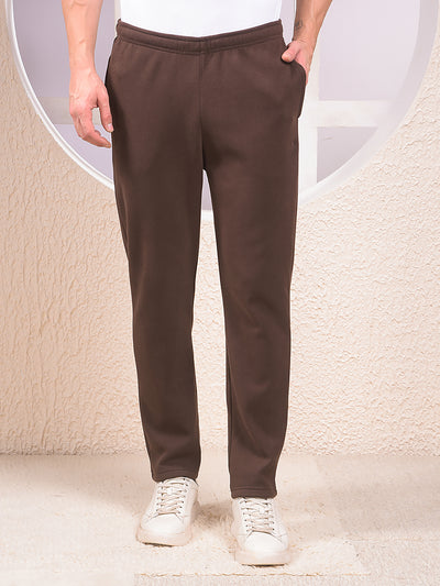 Brown Knitted Trackpants