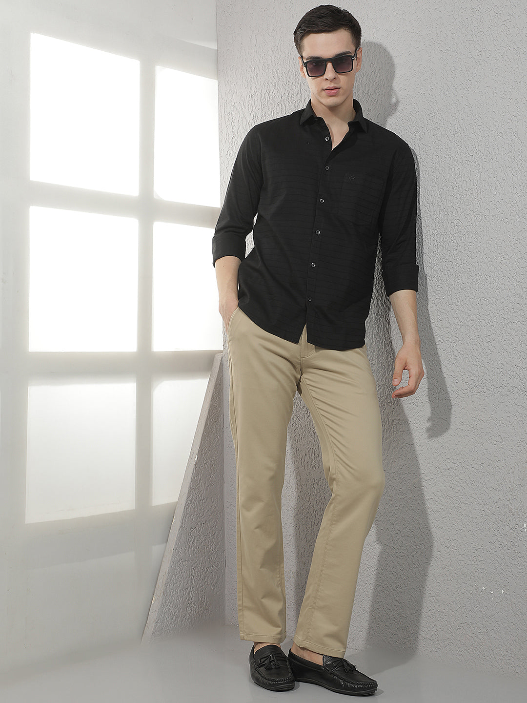 Black Horizontal Stripes Shirt