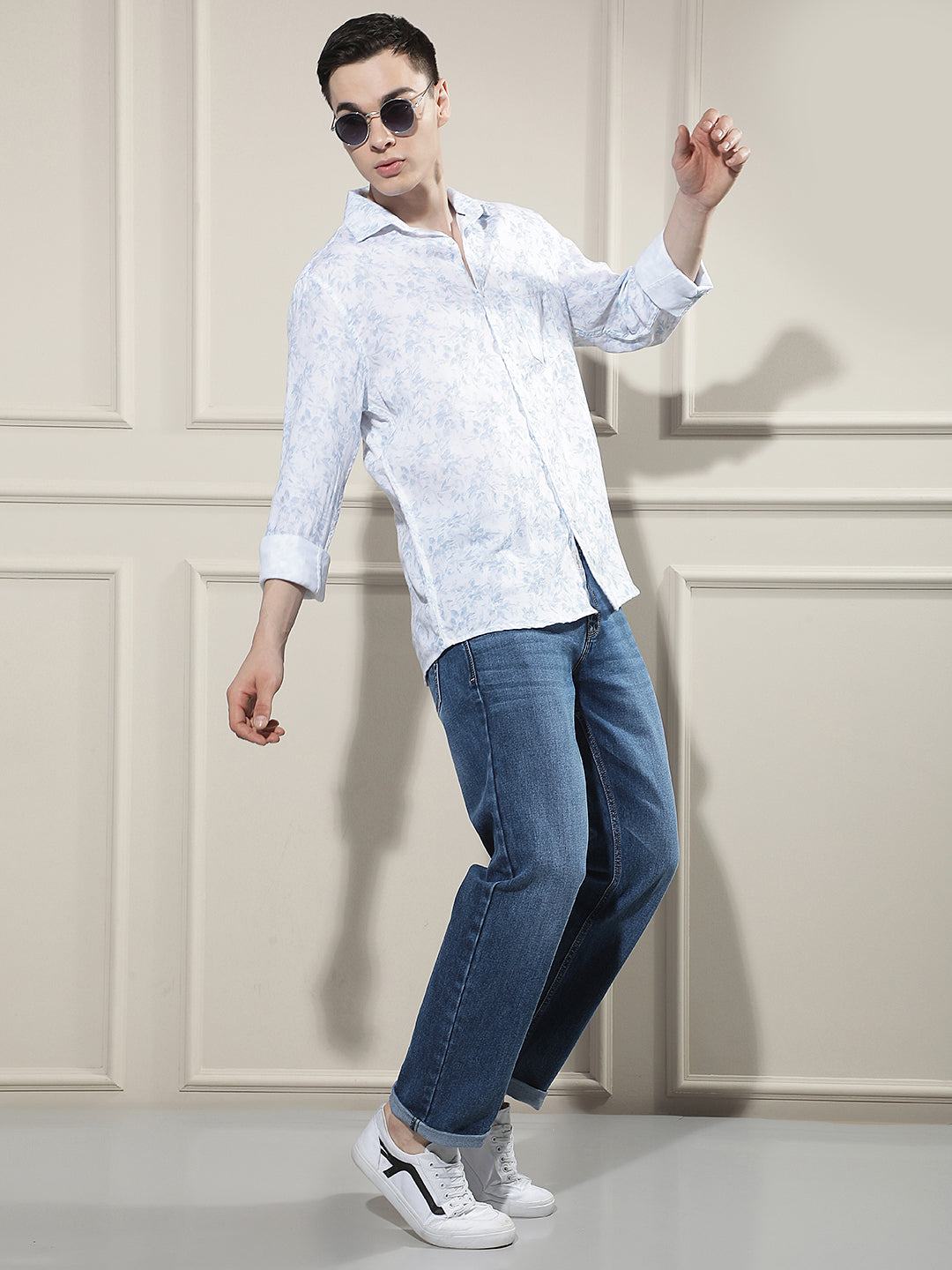 Refined Cobalt Blue Straight Jeans