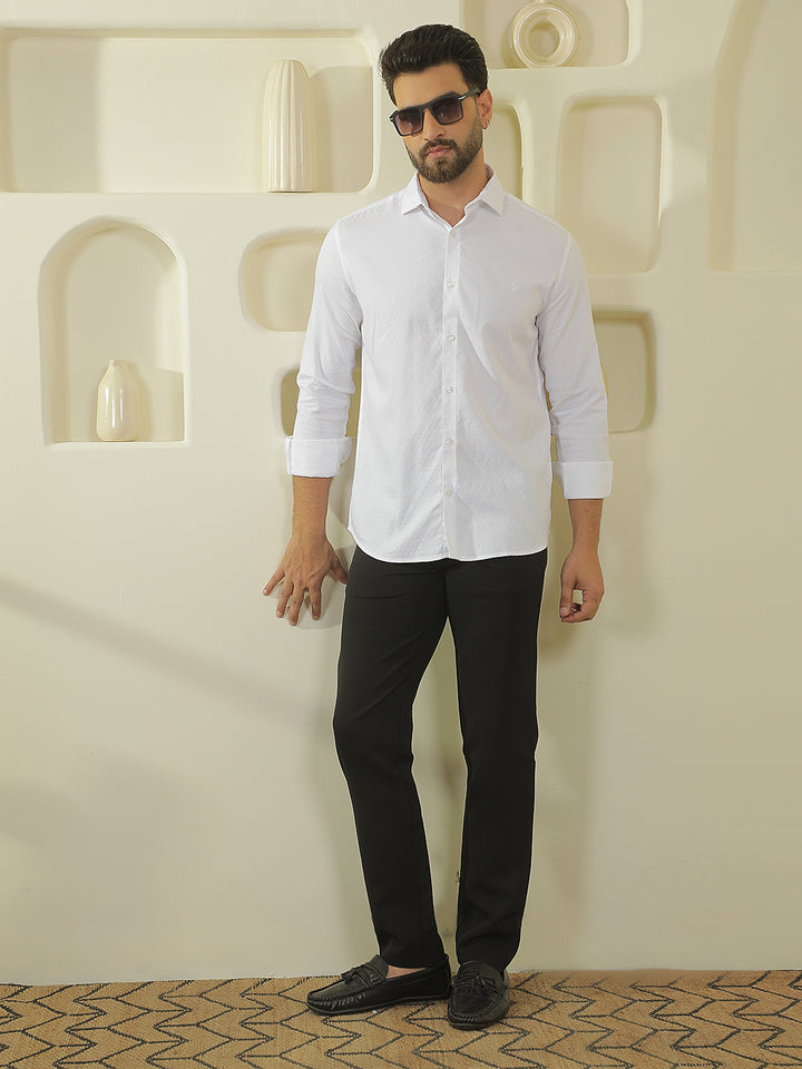 Refined Chalk White Shirt
