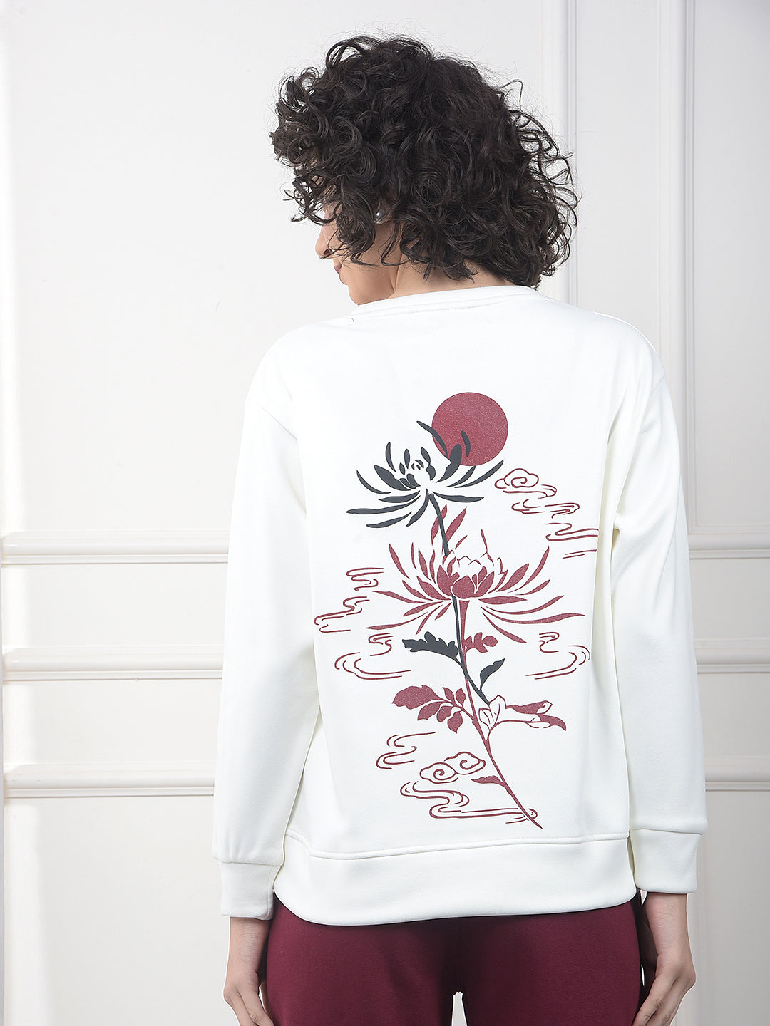 Off White Graphic Print Sweatshirt