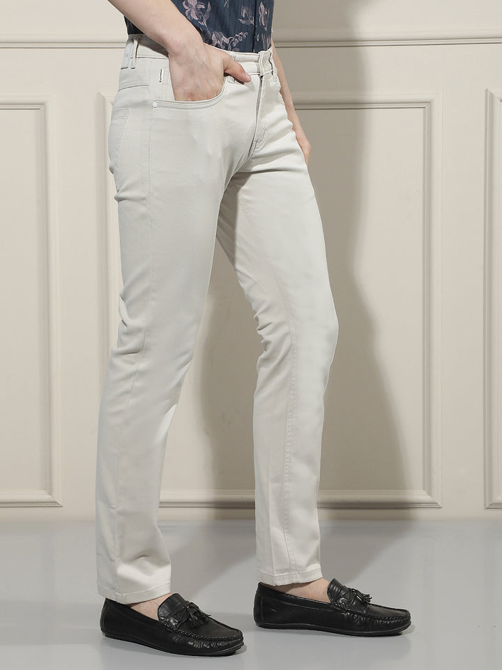Chic Sand Beige Trousers