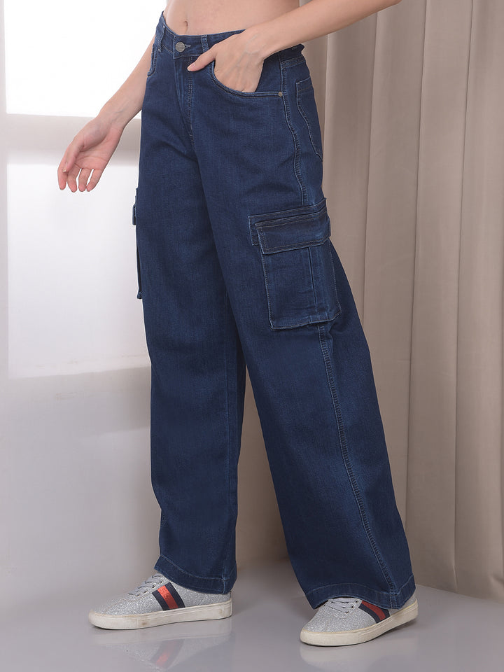 Indigo Blue Cargo Jeans