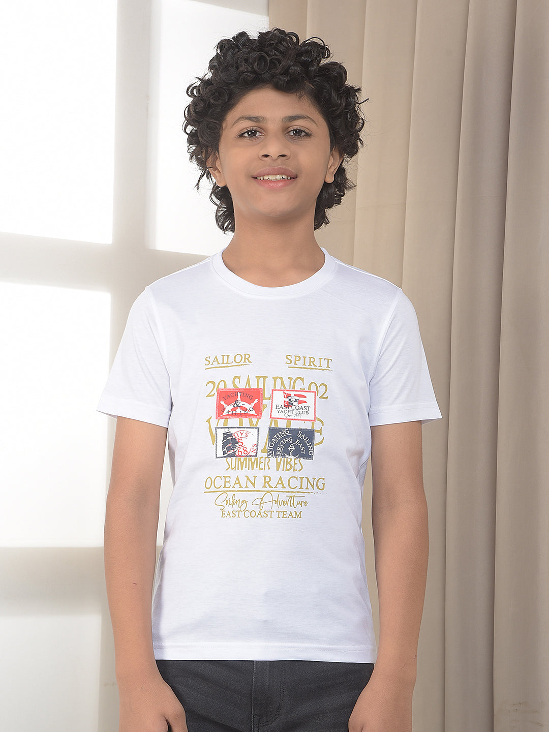 Multicolor Graphic Print Shirt with T-shirt