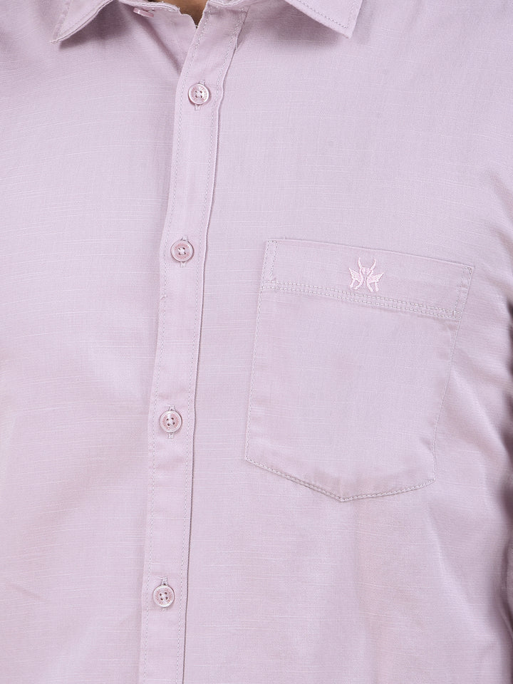 Sleek Line Purple Shirt