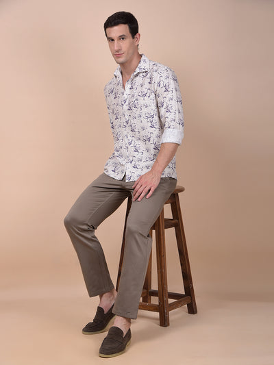 Urban Straight Brown Trousers