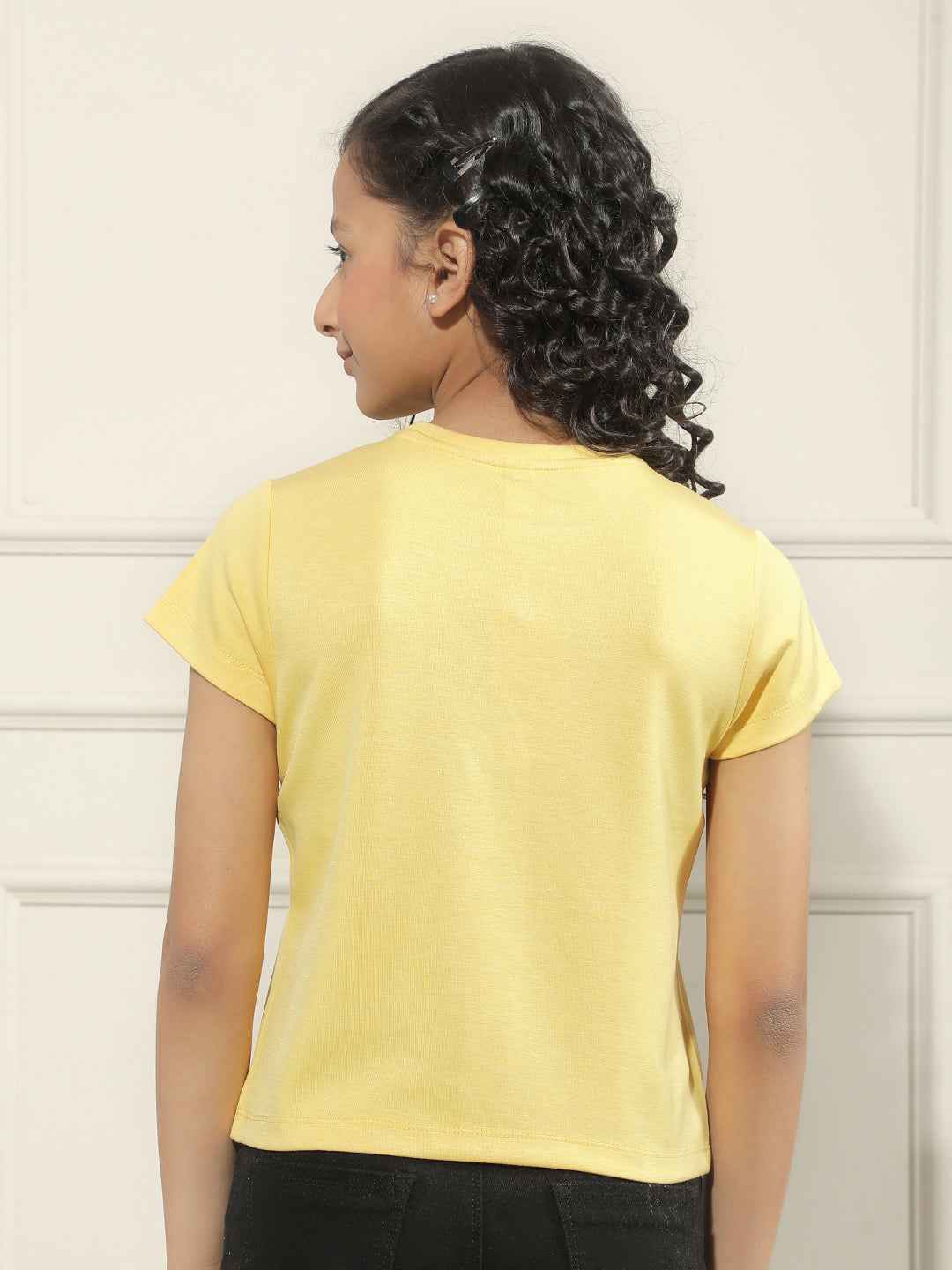 Nova Yellow Crop T-Shirt