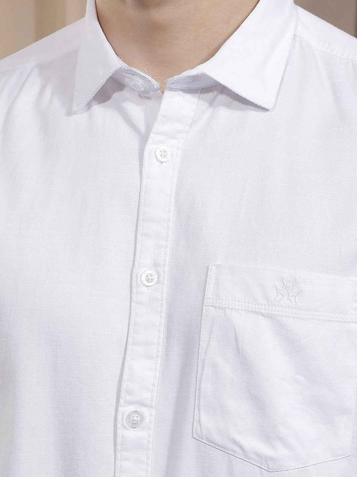 Modern White Everyday Smart Shirt