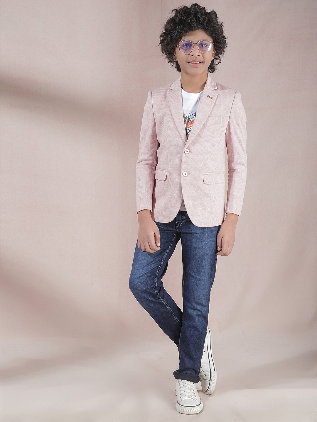 Blush Pink Party Blazer