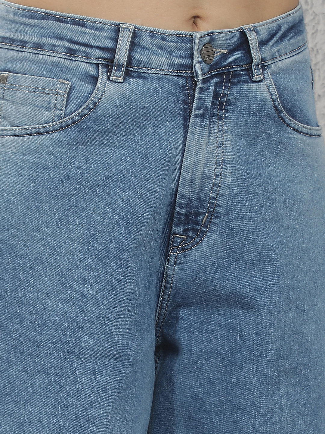 Classic Sapphire Blue Loose Jeans