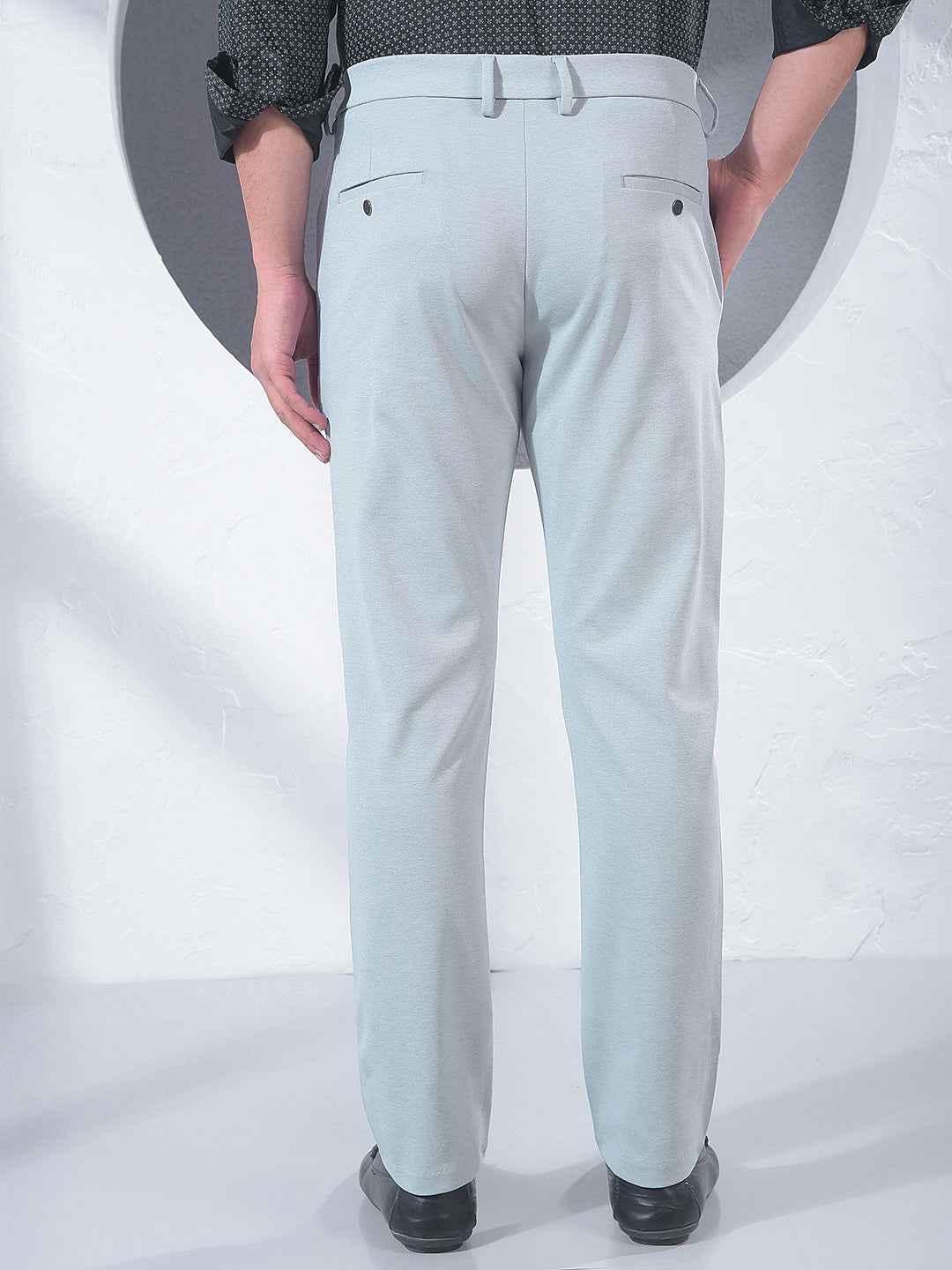 Grey Contemporary Trousers