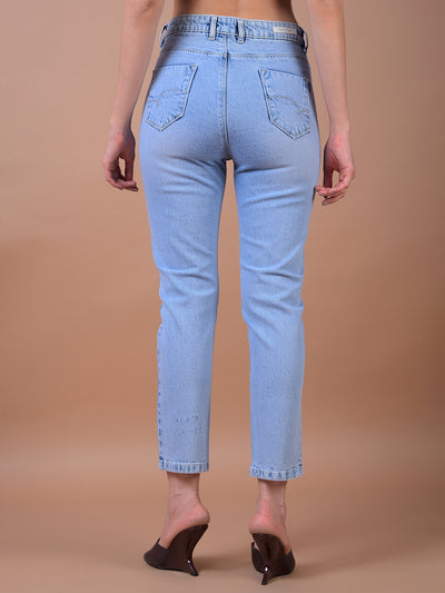 Blue Straight Jeans