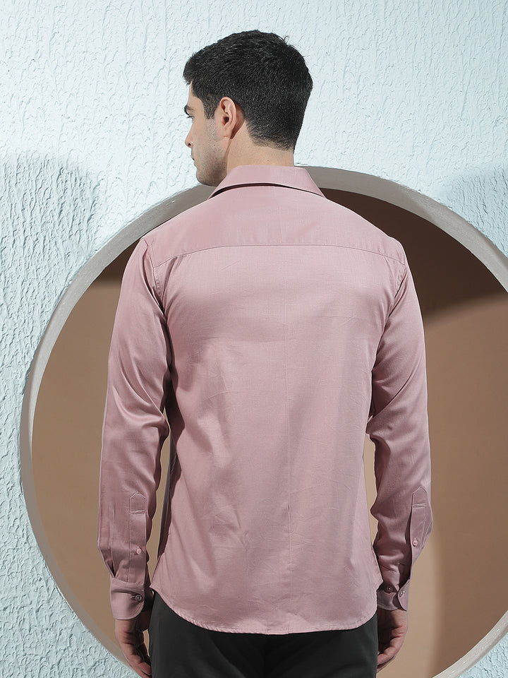Purple Classic Casual Shirt