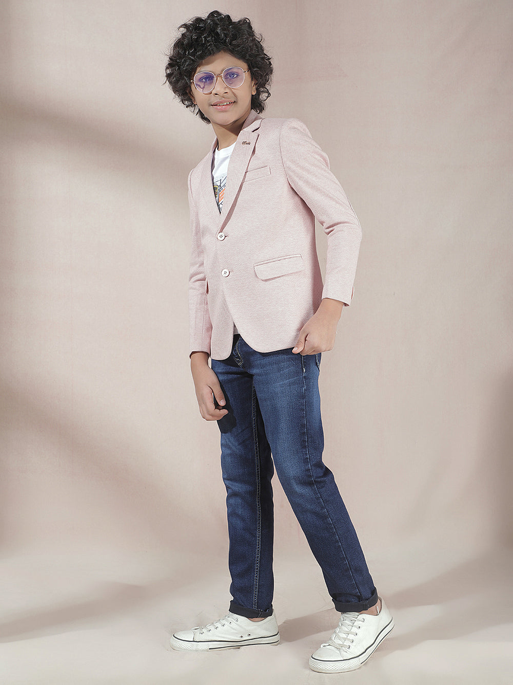 Edgy Dark Wash Navy Blue Jeans