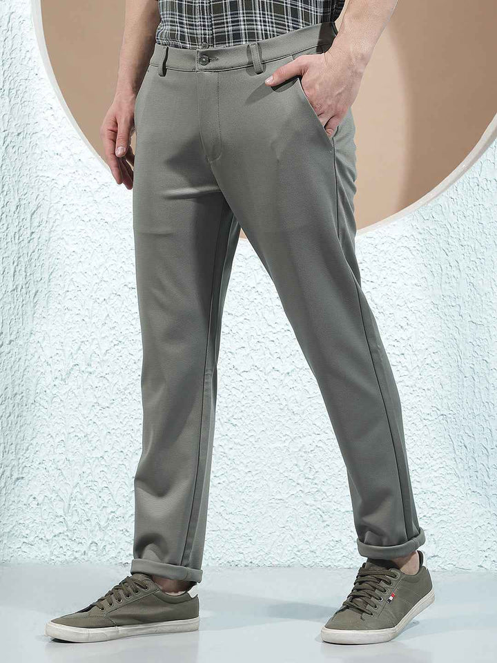Green Knitted Trousers