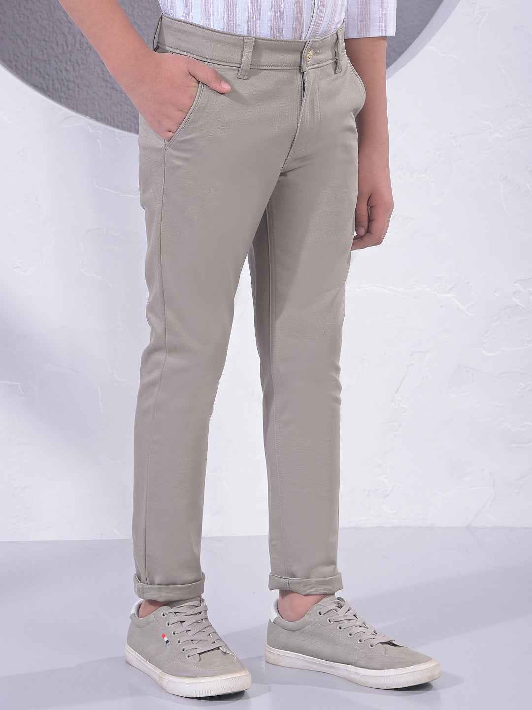 Earthy Khaki Urban Trousers