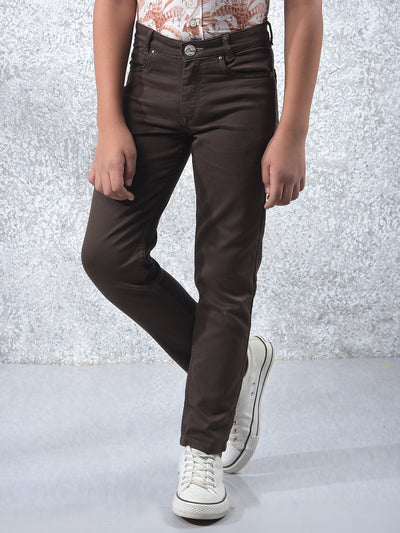 Khaki Jeans-Boys Jeans-Crimsoune Club