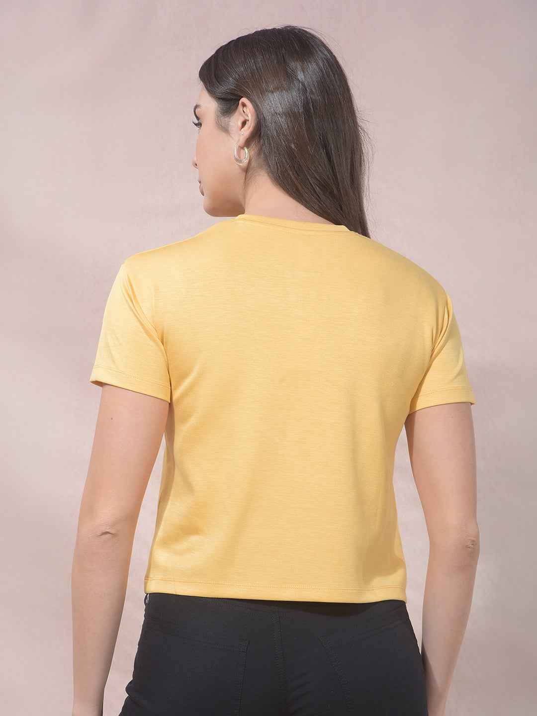 BlazeLemon Fitted Crop Top