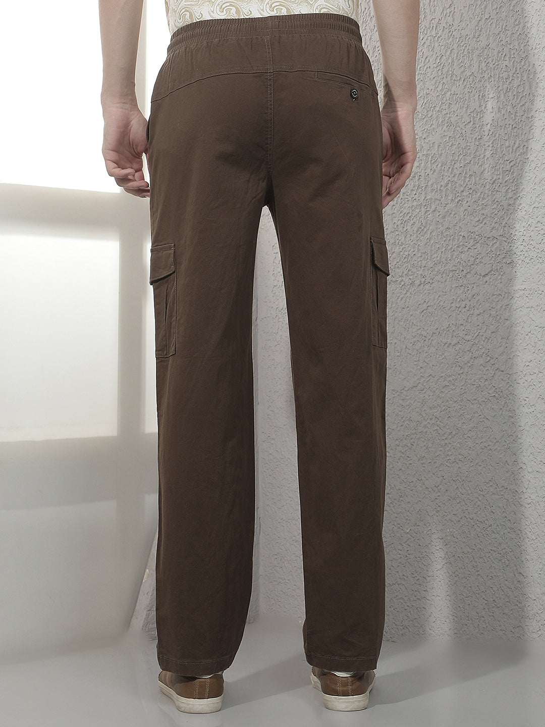 Refined Hazelwood Brown Cargo Trackpants