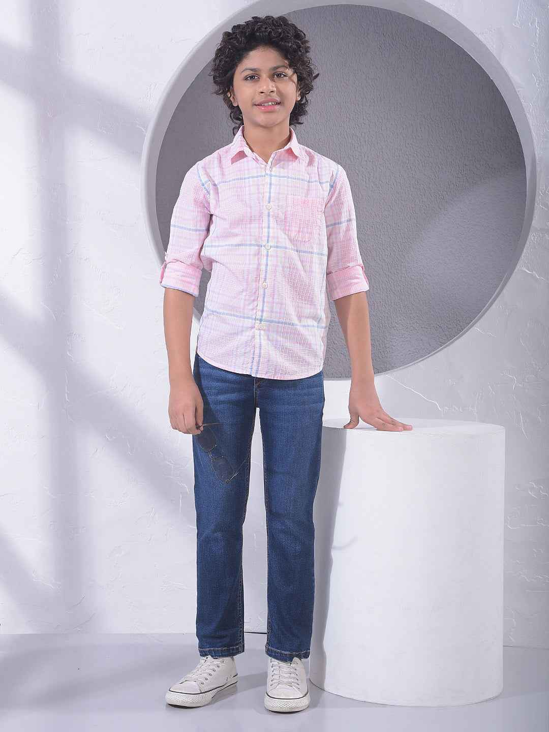 Azure Blue Contemporary Jeans