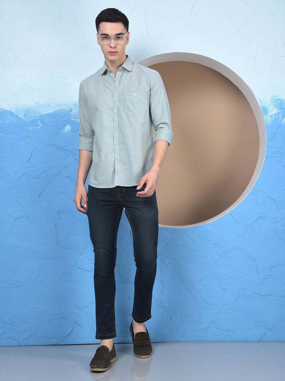 Vogue Mint Cotton Shirt