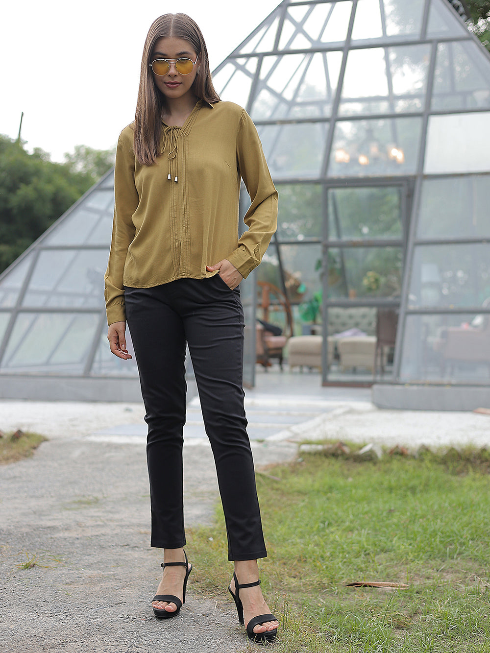 Modern Rich Mustard Shirt