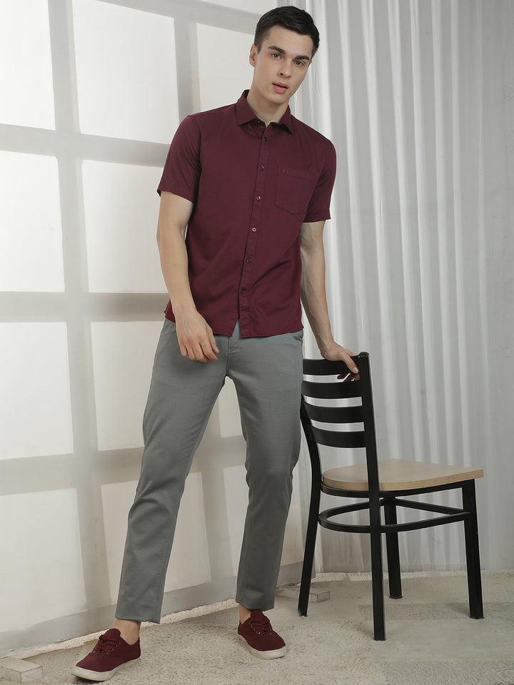 Essential Burgundy Maroon Shirt