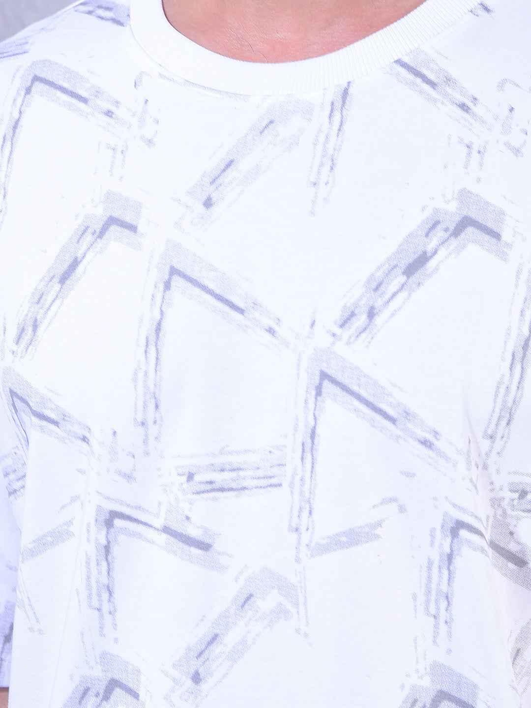 White Printed T-Shirt