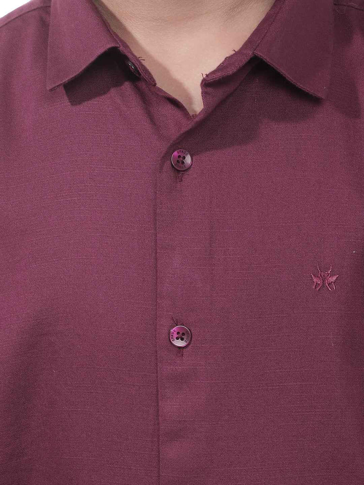 Classic Wine Shade Shirt
