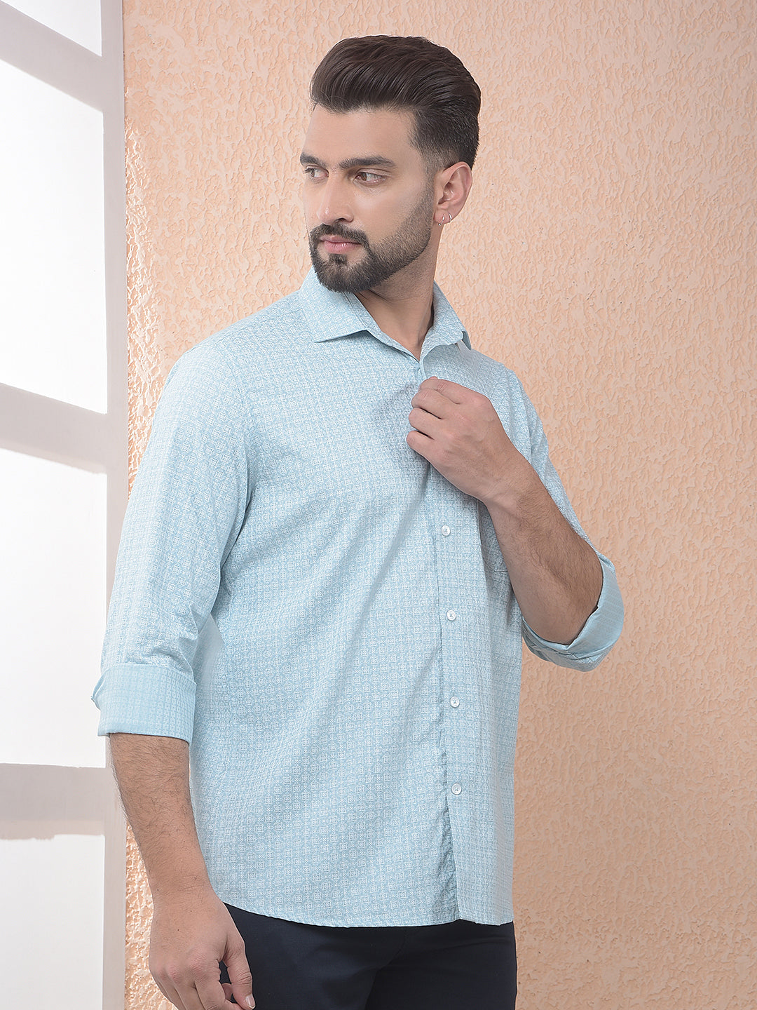 Green Breeze Printed Shirt