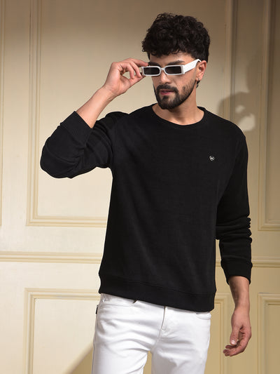 Muted Drift Knit Sweatshirt