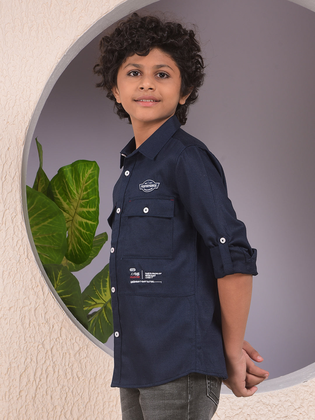 Blue Trendy Shirt