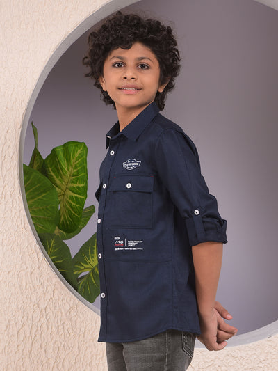 Blue Trendy Shirt