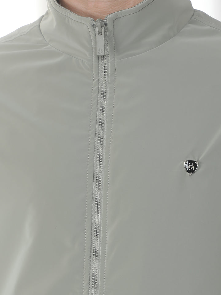 Signature Leaf Green Puffer Jacket