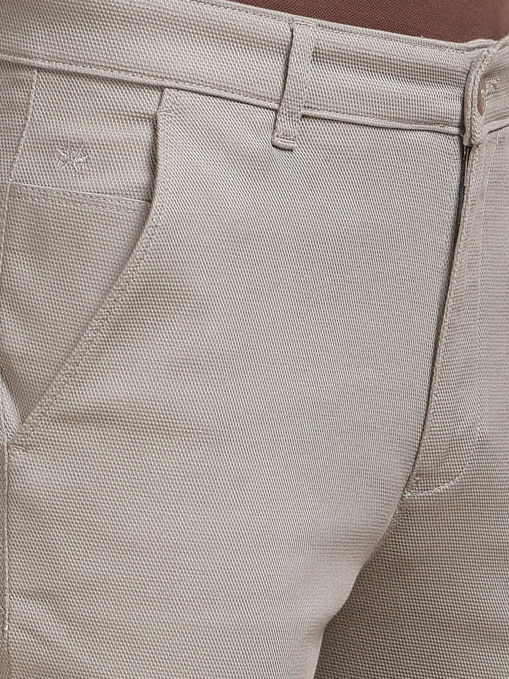 Monochrome Grey Straight Trousers