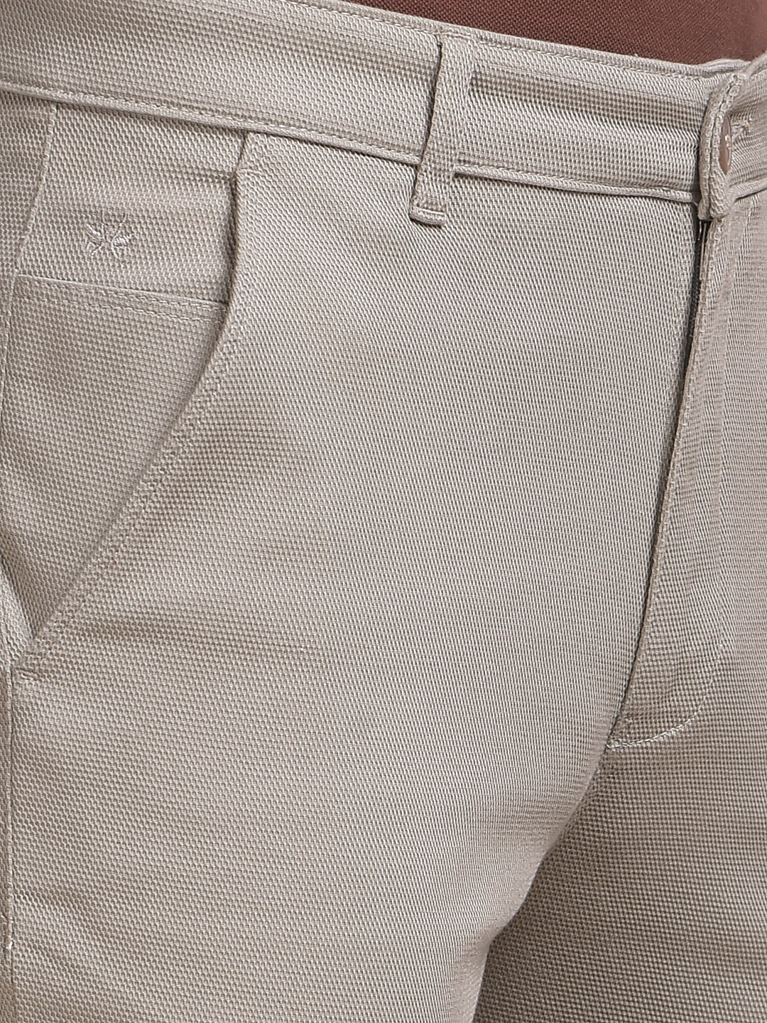 Monochrome Grey Straight Trousers