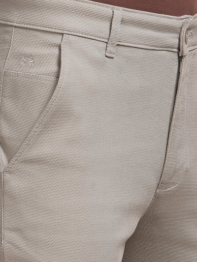 Monochrome Grey Straight Trousers