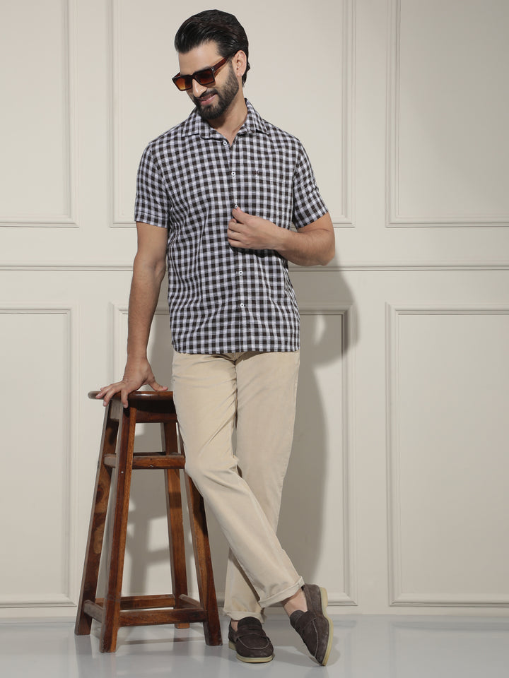 Urban Taupe Beige Corduroy Trousers