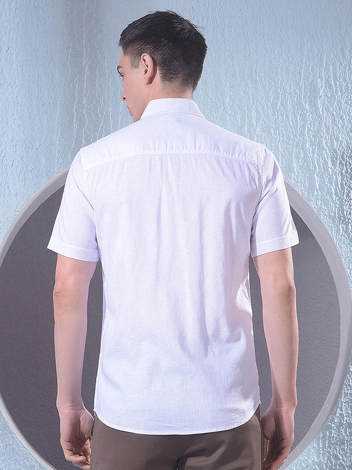 Classic White Linen Shirt