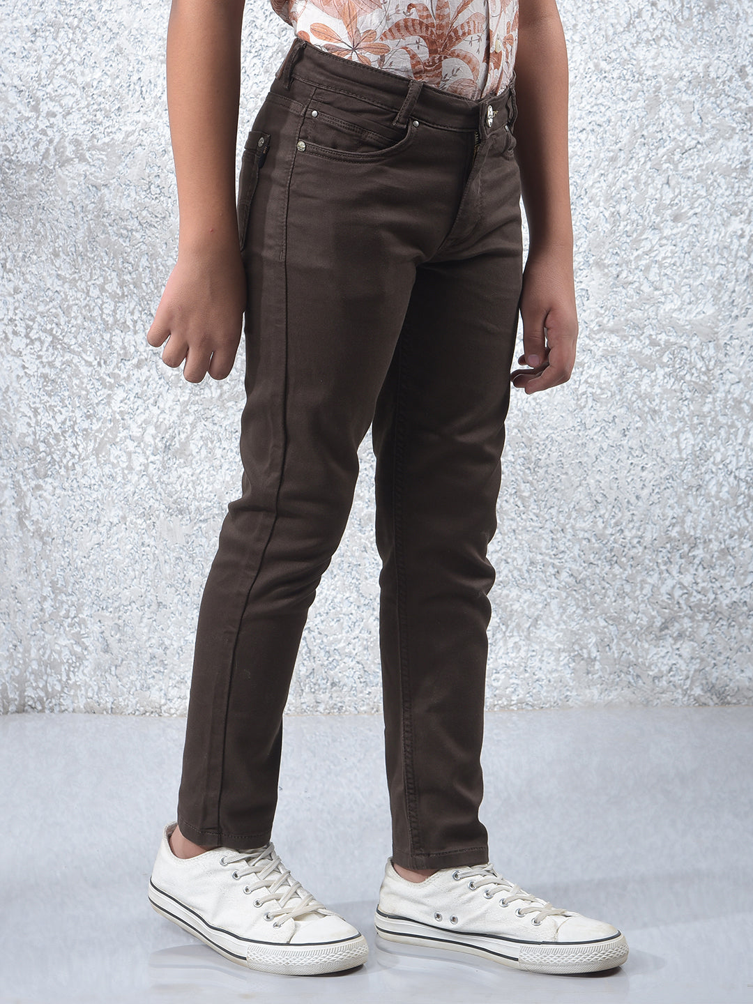 Khaki Jeans-Boys Jeans-Crimsoune Club