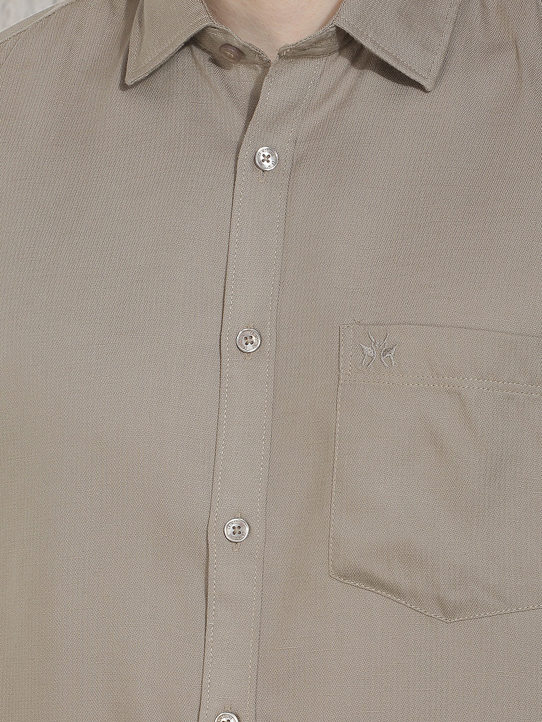 Trendy Olive Casual Shirt