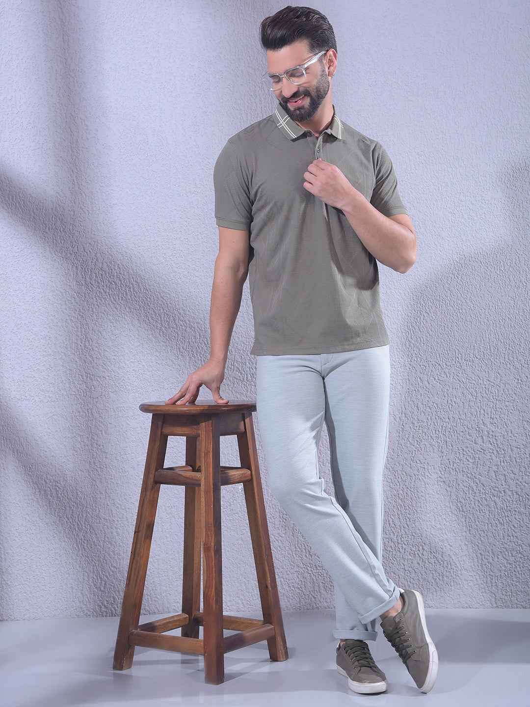 Green Chinos Trousers