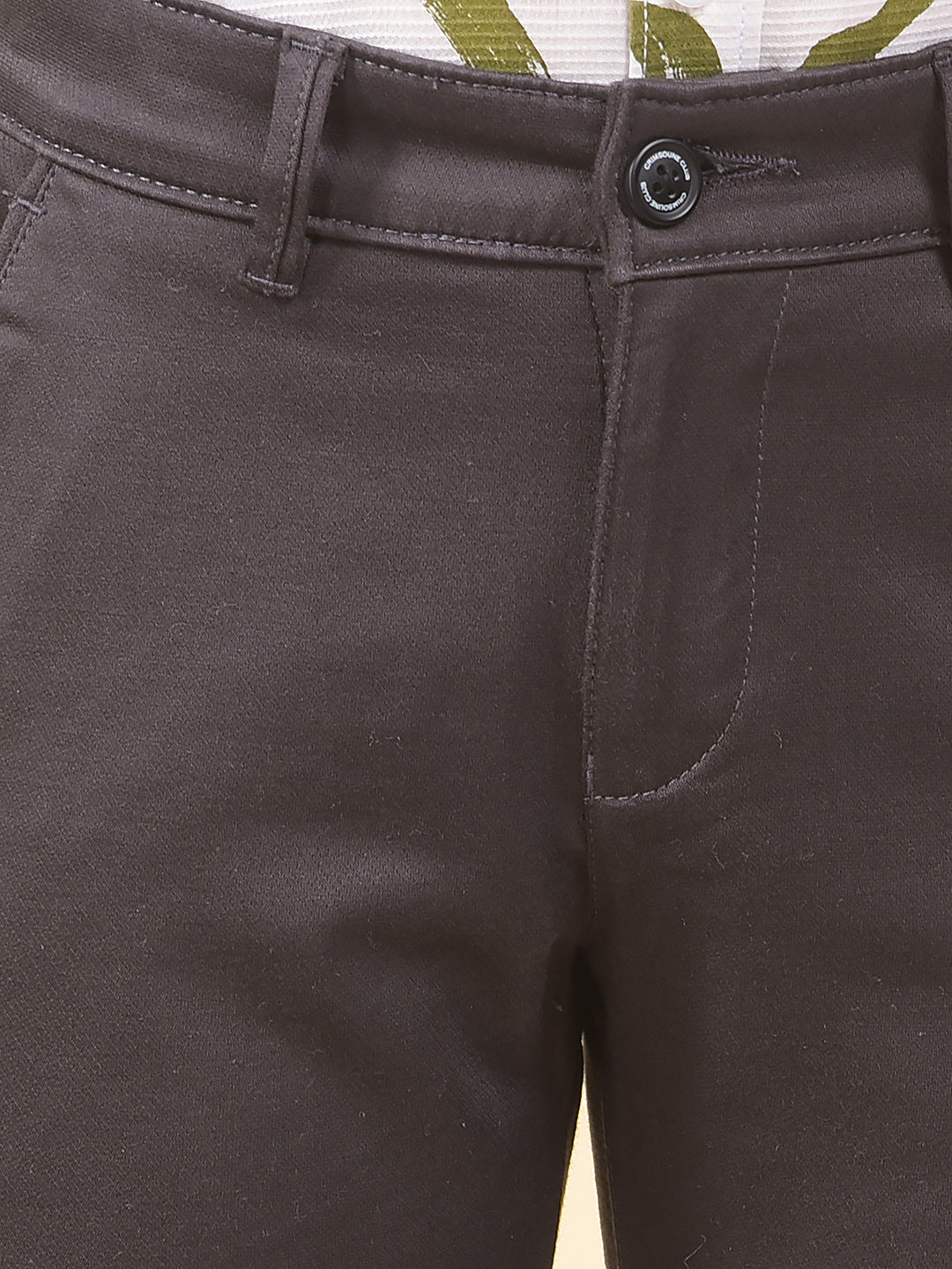 Olive Printed Trousers