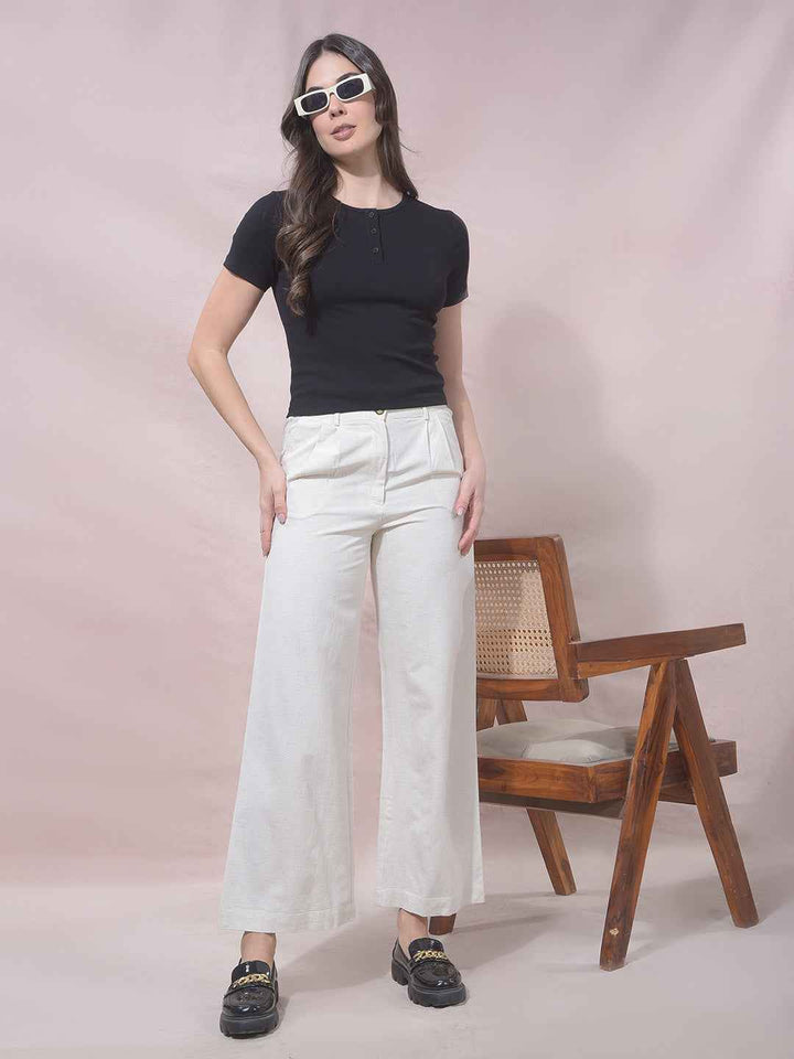 Black Modal Cropped T-Shirt