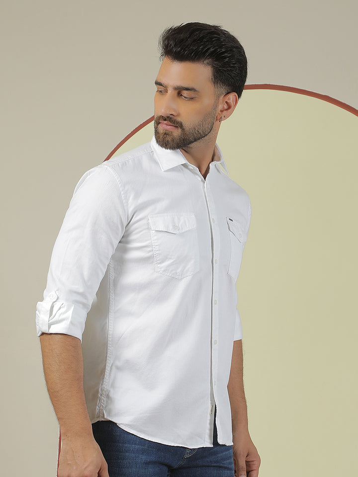 White 100% Cotton Shirt
