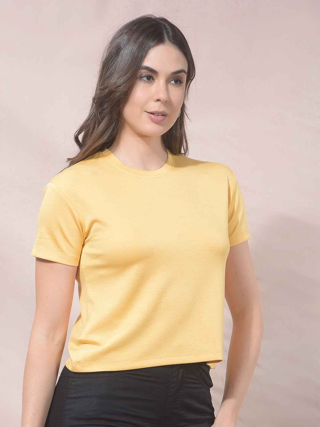 BlazeLemon Fitted Crop Top