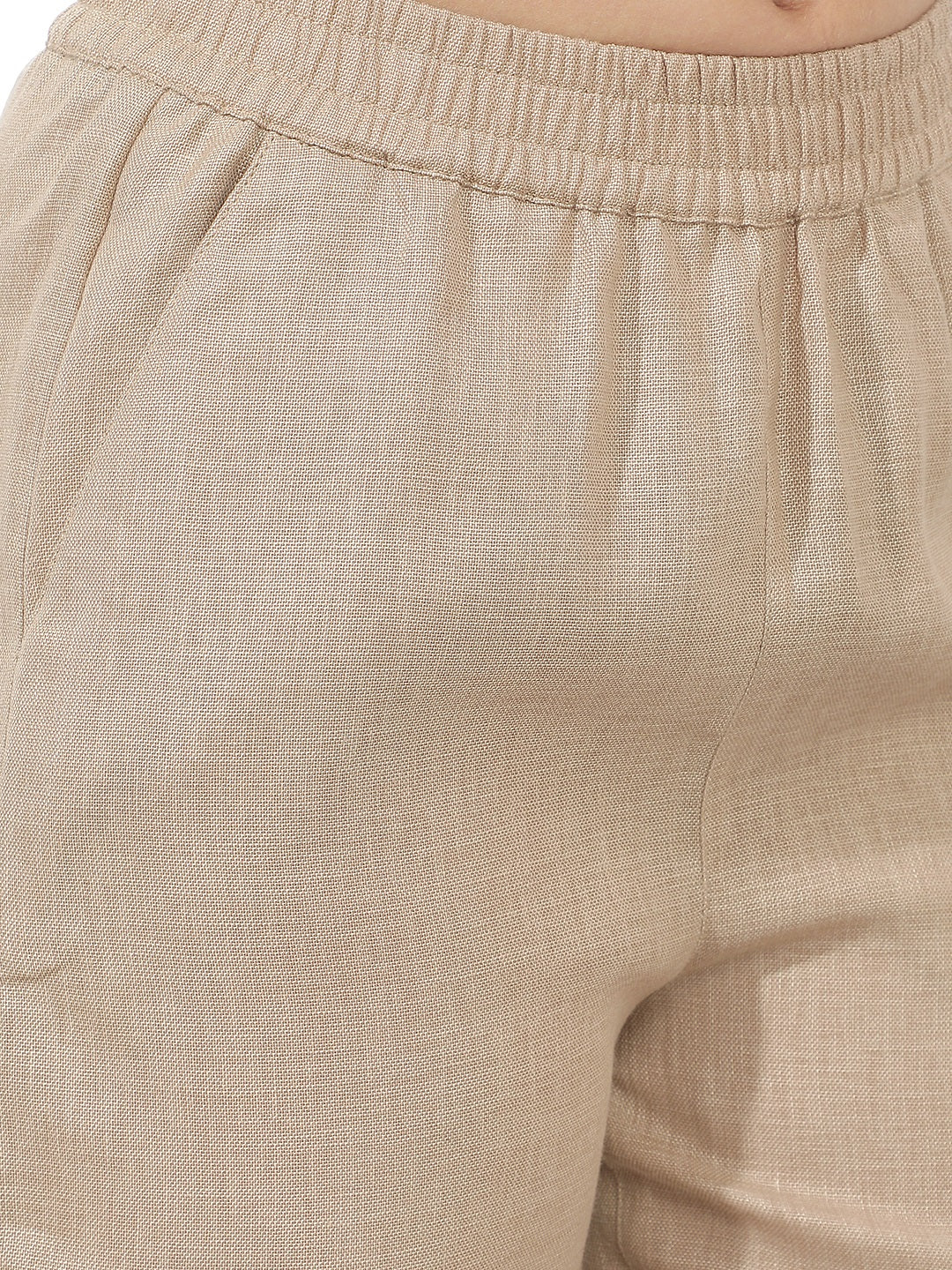 Classic Cocoa Brown Straight Trousers